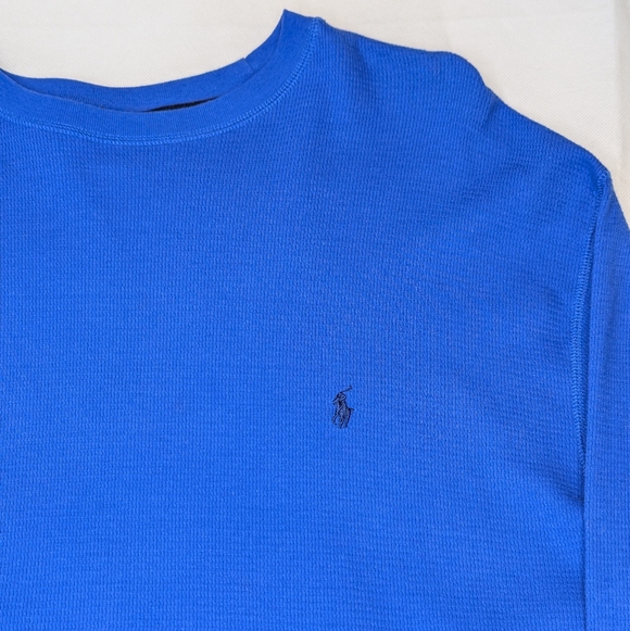 Polo Ralph Lauren Other - Polo Ralph Lauren Sleepwear Waffle Print Long Sleeve Crew Neck